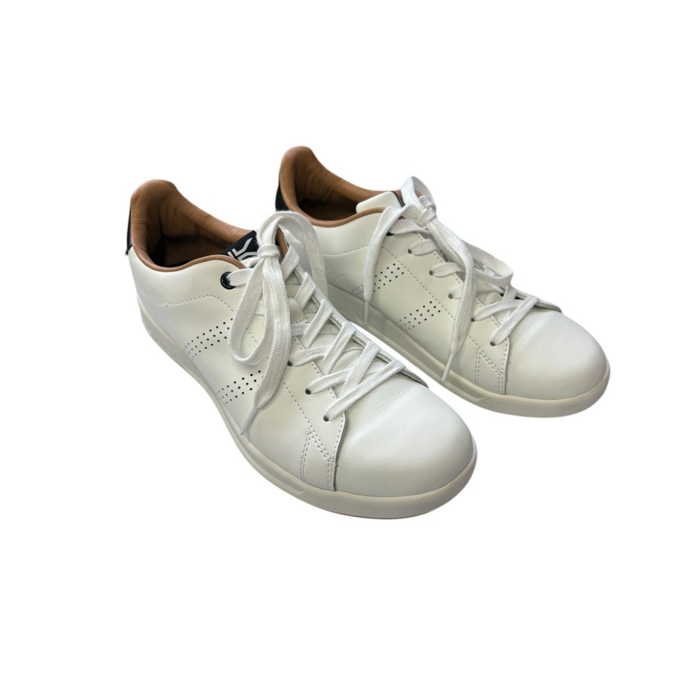 KURU Roam Classic Court Sneakers White Leather Comfort Casual Minimalist 9.5